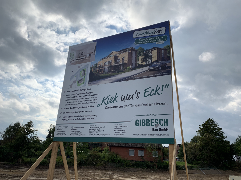 Kiek ums Eck - neues Bauvorhaben in Elmenhorst, Jersbeker Straße 1a und 1b Kiek ums Eck - neues Bauvorhaben in Elmenhorst, Jersbeker Straße 1a und 1b