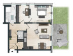 Neubau - barrierefrei 3-Zimmerwohnung - keine Maklercourtage! - Grundriss