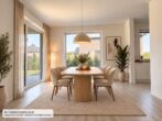 Wohnen/Essen - Bauhausstil trifft Wohnkomfort – stilvolle Doppelhaushälfte zum Wohlfühlen