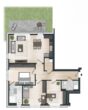 Grundriss - Neubau – traumhafte 4-Zimmer Erdgeschosswohnung mit Garten