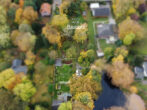 Ca. 1.700 m² Villen-Baugrundstück mit positivem Bauvorbescheid für 2 Einfamilienhäuser - Luftbild