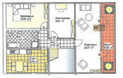 Grundriss - TOP 3-Zimmer-Wohnung mit Weitblick im ZFH